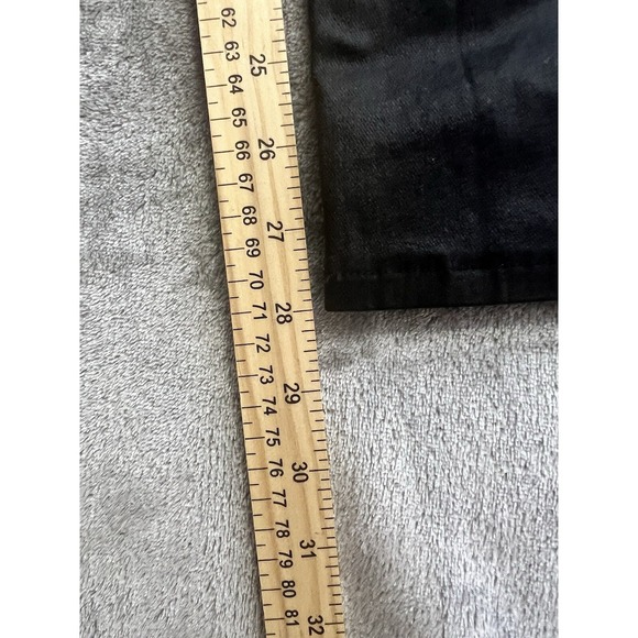 Apperloth A Pants SZ M Faux Leather Skinny High Rise Womens Modern black NEW - Picture 7 of 8